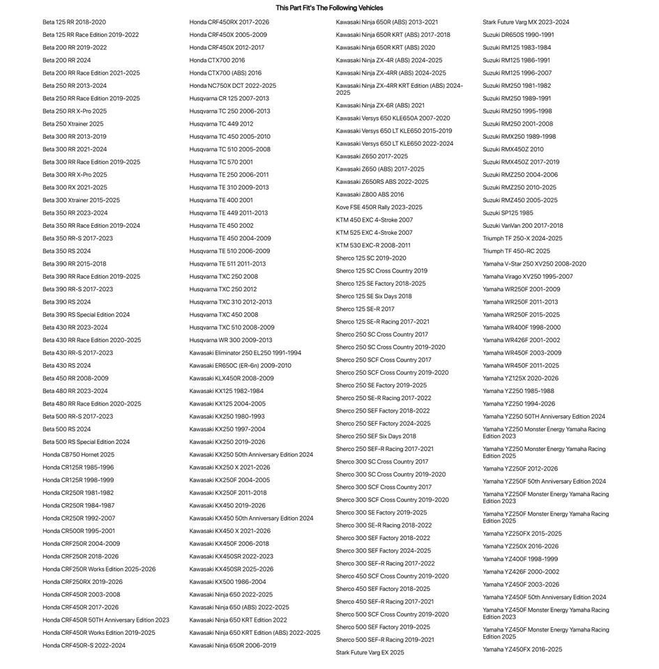 Primary Drive 520 ORH Gold X-Ring Chain 520x114 For YAMAHA YZ250X 2016-2023 Foto 4 de 4