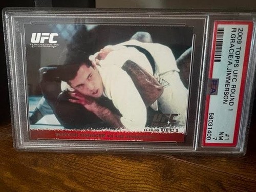 Art Jimmerson, Royce Gracie [Gold] #1 2009 Topps UFC Round 1 card
