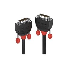 Lindy 2M DVI-D Video Cable Single-Link Male-Male Digital Video Shielding Black