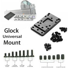 Tactical RMR Red Dot Sight Plate Mount adapter For Glock 17 19 22 23 34 35 36 41