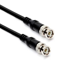 75FT BNC Male to BNC Male Cable RG59U Security Camera Coaxial Cord 75 Ohm Black