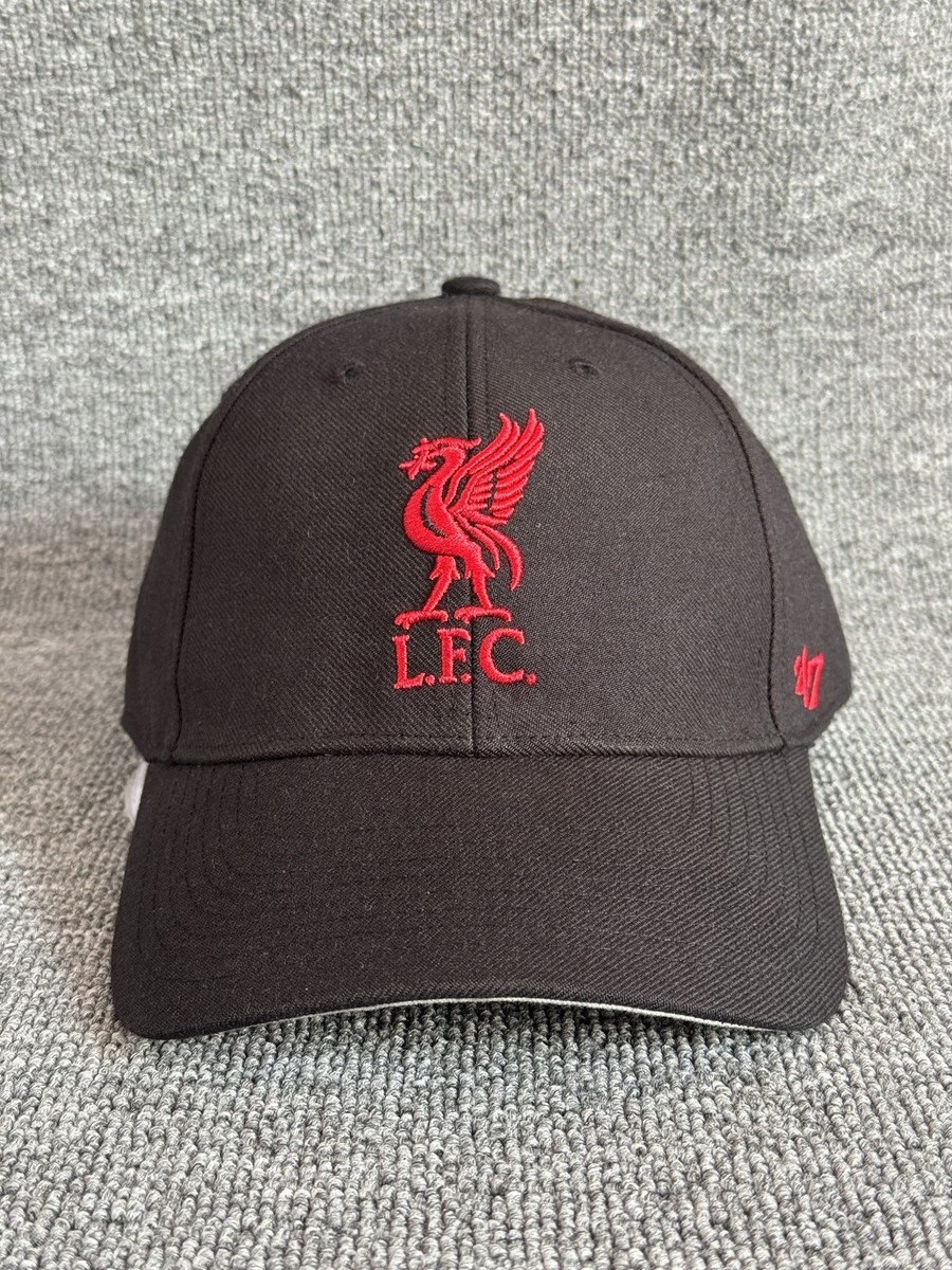 '47 Brand Liverpool FC Snapback Cap Black Red OSFA Soccer Hat