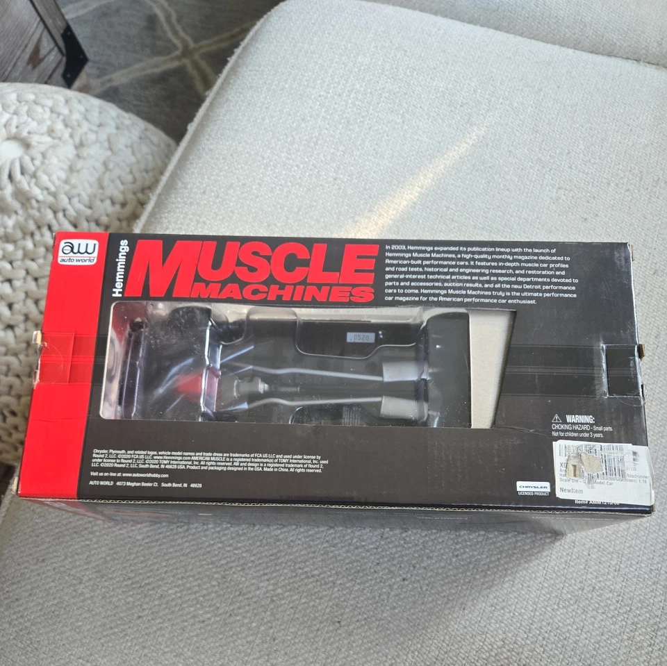 1969 Plymouth ROADRUNNER часть AUTO WORLD Hemmings чехол автомобиля ограниченного  - Изображение 4 из 4