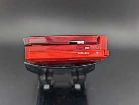 B4589 Nintendo 3DS console Metallic Red Japan w/pen game fx