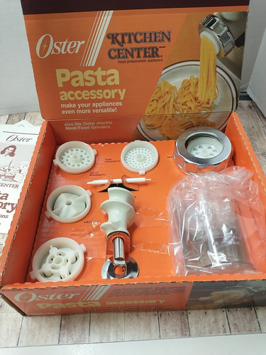 Vintage Oster Küchencenter Pasta Zubehörset 939-65 komplett mit Extras - Bild 1 von 9