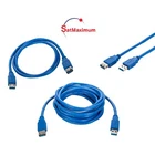 USB 3.0 Extension Cable Blue AM to AF Super Speed EXT Cord 3-15ft Multi-Pack LOT
