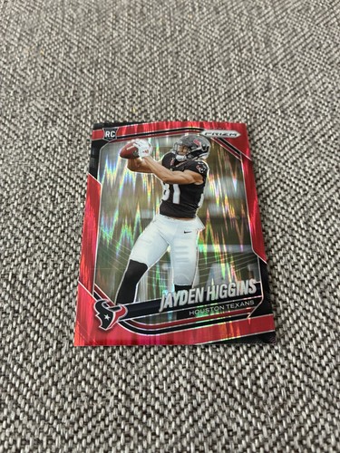 2025 Panini Prizm - Rookies Jayden Higgins #376 Red Flash Prizm (RC)