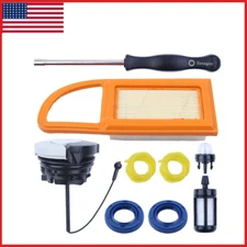 Air Fuel Filter Line Fuel Cap For Stihl BR500 BR550 BR600 Oil Seal Primer Bulb