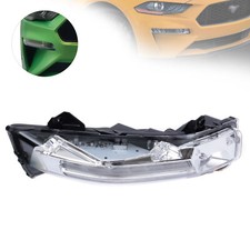For 2018-2020 Ford Mustang Passenger Side LED DRL Clear Bumper Fog Light Lamp RH