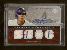 2007 UPPER DECK PREMIER  REMNANTS 4 (SS#6) STEPHEN DREW AUTO (2 colors) # 02/15