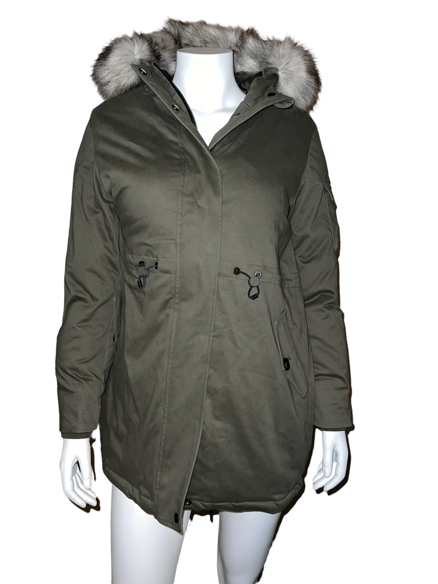 Sherpa lined shop hooded parka