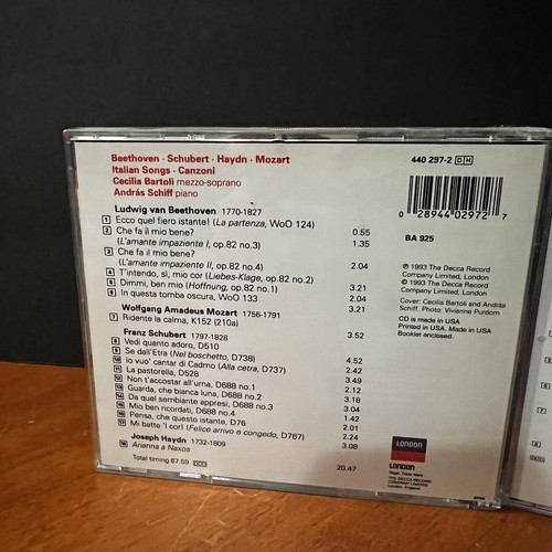 Lot: 3 Cecelia Bartoli CD Rossini Arias Recital Impatient Lover Andras Schiff - Picture 4 of 8