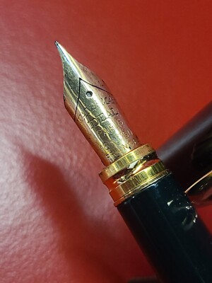 Stylo Plume Waterman Idéal - Plume En Or 18K 750 - Laqué - Occasion Vintage