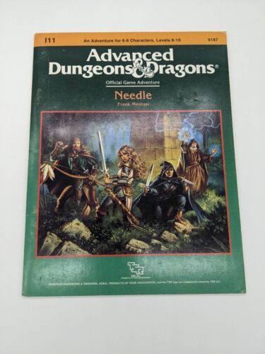 Needle Advanced Dungeons & Dragons module 1987 Excellent Condition TSR - Afbeelding 1 van 3
