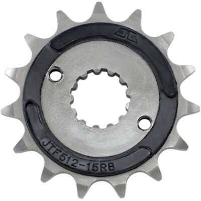 JT Sprockets Front Cs Sprocket W/Rubber 15T-520 Kaw/Suz/Yam | JTF512.15RB