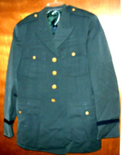 VINTAGE U. S. ARMY DRESS BLUE SERVICE UNIFORM COAT, PANTS, TIE. SIZE 44 NEW