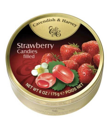Cavendish & Harvey Drops Strawberry Filled Candies 175 Gram Free Shipping 
