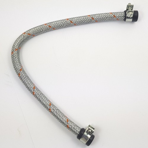 Stainless Braided Carb 14" Fuel Hose For Austin Healey Sprite & MG