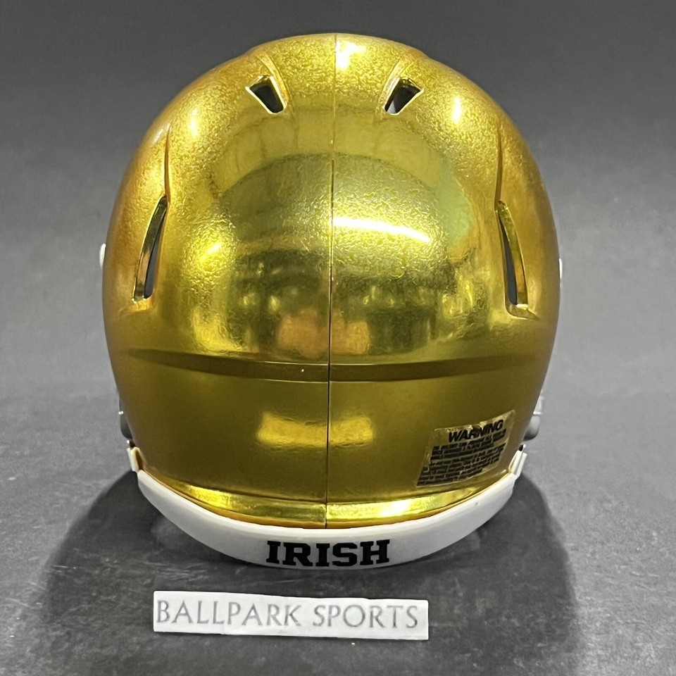 Notre Dame Fighting Irish HydroFx Shell Speed Mini Helmet Riddell NCAA ...