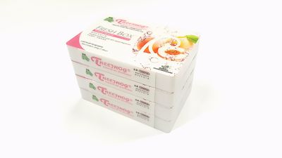 4 PACK TREEFROG FRESH BOX (aka XTREME FRESH) WHITE PEACH JDM CAR AIR FRESHENER