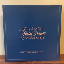 Vintage 1981 Trivial Pursuit Master Genus Edition Selchow & Righter NOS Open Box