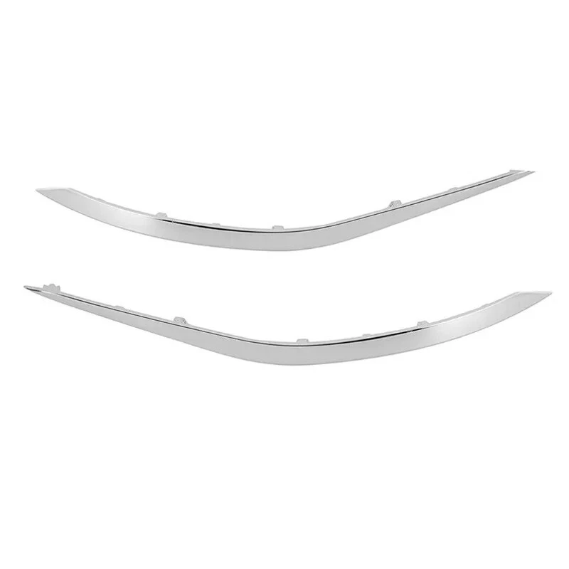 Cubiertas molduras cromadas para parachoques delantero izquierdo y derecho para Nissan Murano 2015-2018 Foto 4 de 4