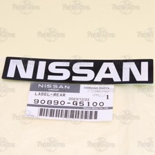 Genuine Nissan Sunny Truck B120 B122 Rear Gate Emblem Sticker Oem 90890-g5100