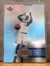 BASKETBALL CARD CHRIS WEBBER UPPER DECK HOLOJAM ROOKIE GOLDEN STATE WARRIORS