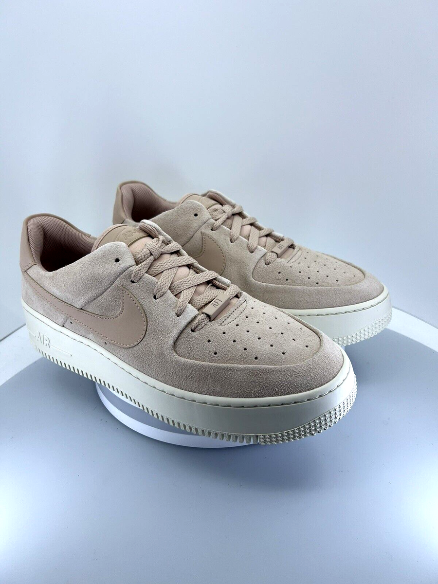 Nike Air Force 1 Women Size 12 Sage Low Particle Beige Pink White