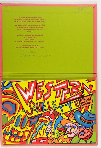 Western squelette Captain Cavern 1988 Ed. num. - Picture 2 of 4