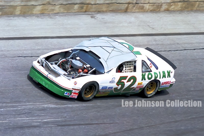 1990 Ken Schrader Wrecked Busch Series at Daytona - 4x6 photo