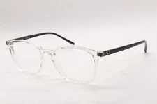 RAY-BAN RB 7185 5943 BLACK CLEAR AUTHENTIC FRAMES EYEGLASSES 52-18