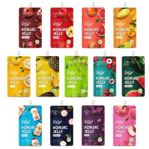 [MIXED FLAVOUR BOX] Delilog Jelly 150ml*10ea [Healthy Fruit Diet Snack] - Picture 1 of 20