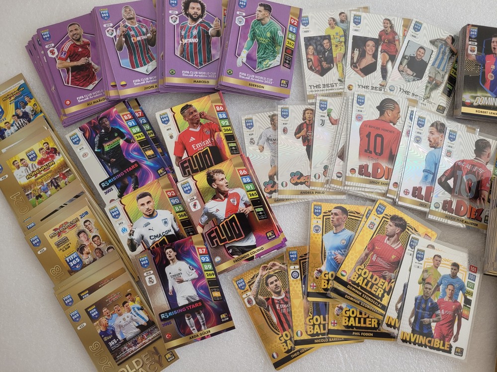 Panini 2025 Adrenalyn XL FIFA 365 - Inserts (Power, Gold, Glow, Icons & Rare)