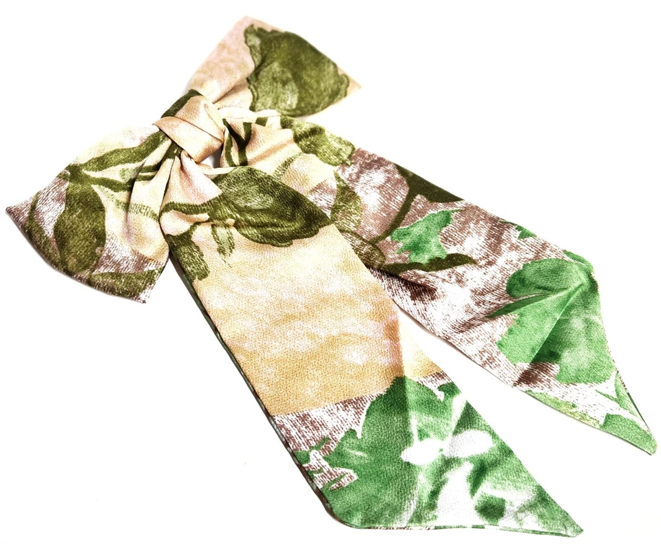 Anthropologie Mosaico Floral Arco Verde Claro Multi Silvertone Grande 12 Polegadas Novo - Imagem 4 de 4