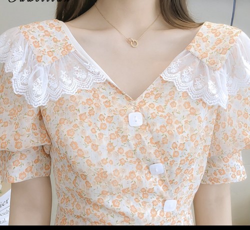 Light Yellow Embroidered Tulle Lace Trim for Sewing /Crafts/Bridal/ 7" Wide - Picture 8 of 12