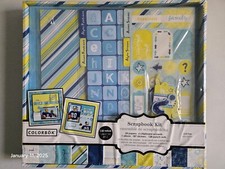 Colorbok 12 x 12 Scrapbook Kit Blue Blooms 61246
