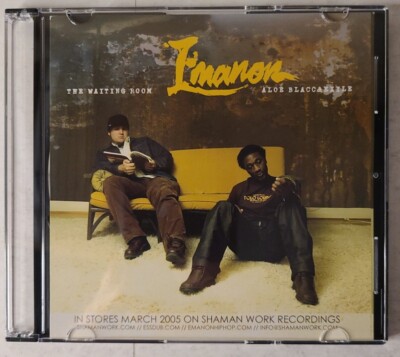 Rare EMANON The Waiting Room Press / Promo CD (Early Aloe Blacc Project, 2004)