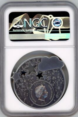 2018 Cook Islands $5 Lullaby Dreaming Boy 1 oz Silver Coin NGC 69