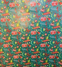THE GRINCH NAUGHTY OR NICE CHRISTMAS WRAPPING PAPER - 100SQ FT🎄🎁 FREE SHIPPING