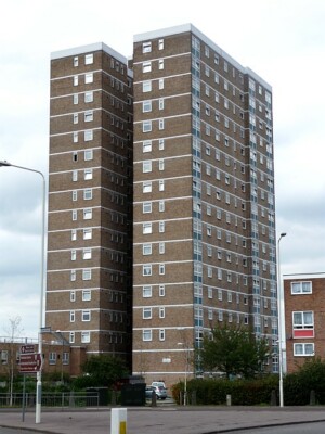 FOTO HAWKWELL HOUSE GOSFIELD ROAD VOM BOROUGH ARCHITEKTEN M. MAYBURY 1966 -