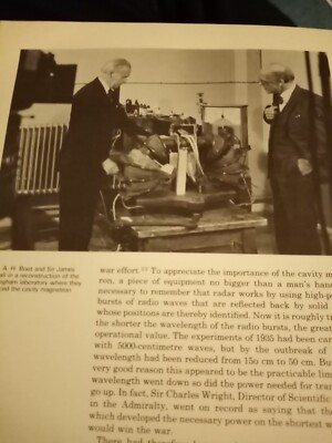 Xm55 Ephemera Buch Bild Dr H A H Boot Sir James Randall Hohlraummagnetron 