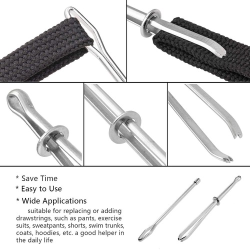 Replacement Drawstring for Shorts - 10Pcs Hard Wearing Hoodie String Replacement - Picture 4 of 6