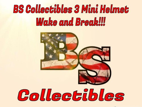 (Fri) BS Collectibles 3 Mini Helmet Day Break NEW ENGLAND PATRIOTS
