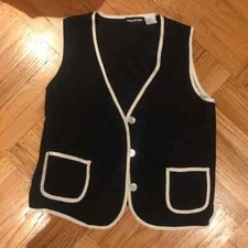 Halston Heritage Vest 100% Silk