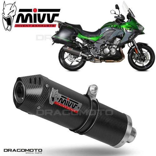 Pot D'échappement KAWASAKI VERSYS 1000 Delta Race Inox Noir K.049.LDRB