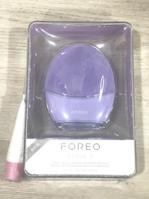 FOREO LUNA 3 Facial Cleansing + 0.67 fl oz Foaming Cleanser -Sensitive Skin