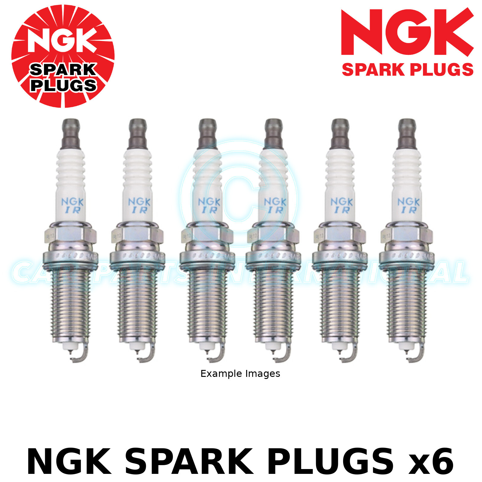 NGK Laser Iridium Spark Plug - Stk No: 6502 - Part no: IFR5L11 - x6