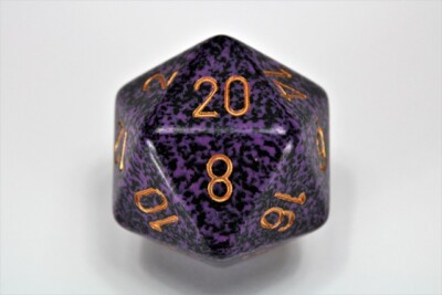 Chessex 34mm  Speckled D20 x1 Hurricane XS2064