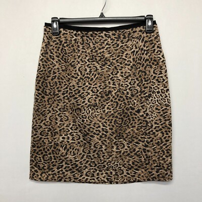 Elie Tahari Women Animal Prints Straight Pencil Skirt Size US 12